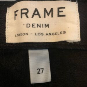 Frame black denim